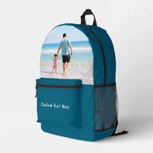 Benutzerdefiniertes Backpack für Ihr Foto mit Text Bedruckter Rucksack