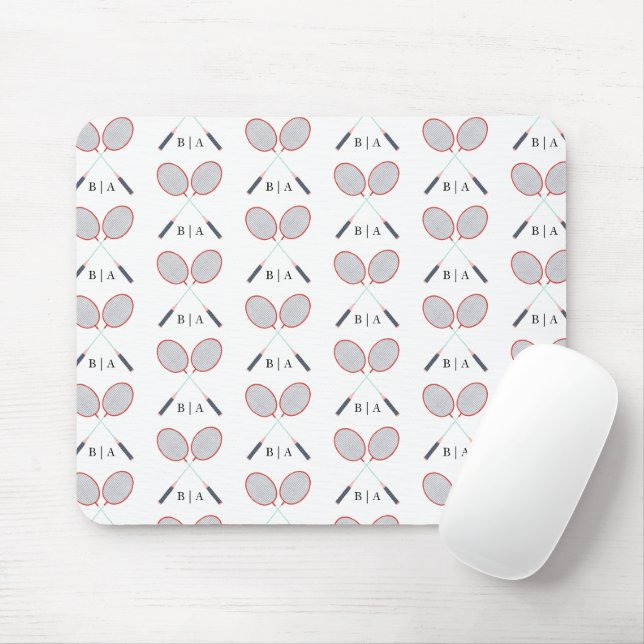 Benutzerdefiniertes Badminton-Muster Mousepad (Mit Mouse)