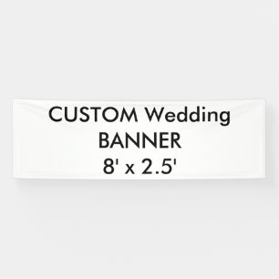 Benutzerdefiniertes Banner 8' x 2.5'