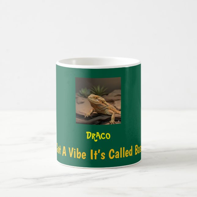 Benutzerdefiniertes Bartagamen-Foto-Geschenk Kaffeetasse (Mittel)