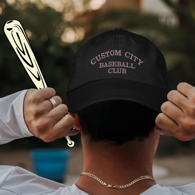 Benutzerdefiniertes Baseball Club Team Spielergesc Bestickte Baseballkappe (Von Creator hochgeladen)
