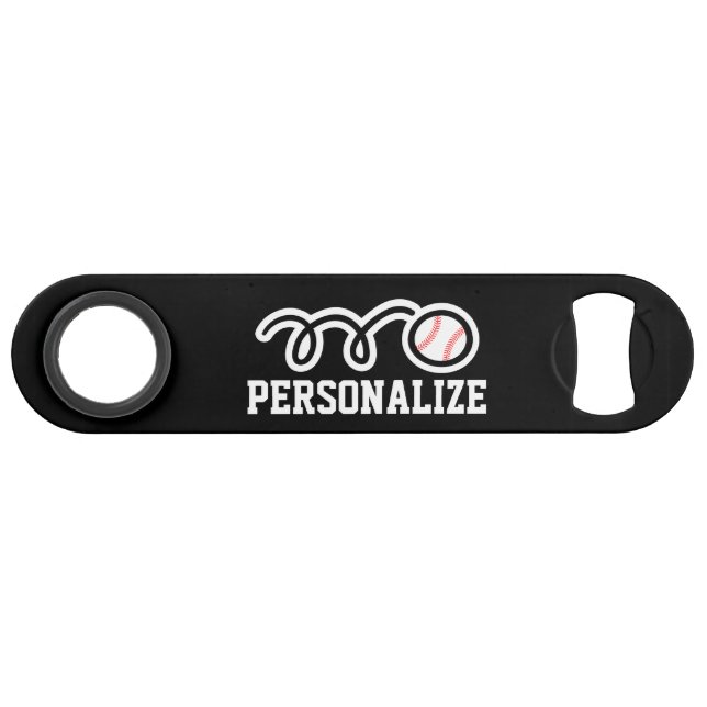 Benutzerdefiniertes Baseball-Logo Pro Speed Flasch Flaschenöffner (Vorderseite (Horizontal))