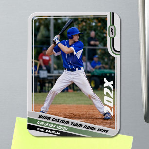 Benutzerdefiniertes Baseball-Spielergeschenk in Gr Magnet