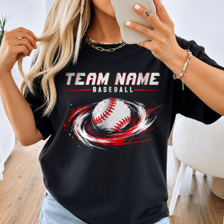 Benutzerdefiniertes Baseballteam, Personalisierter T-Shirt