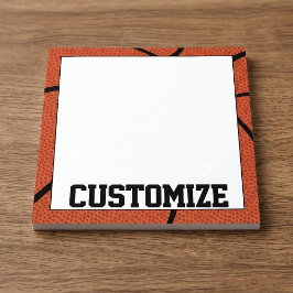 Benutzerdefiniertes Basketball Team Name Notepad f Notizblock