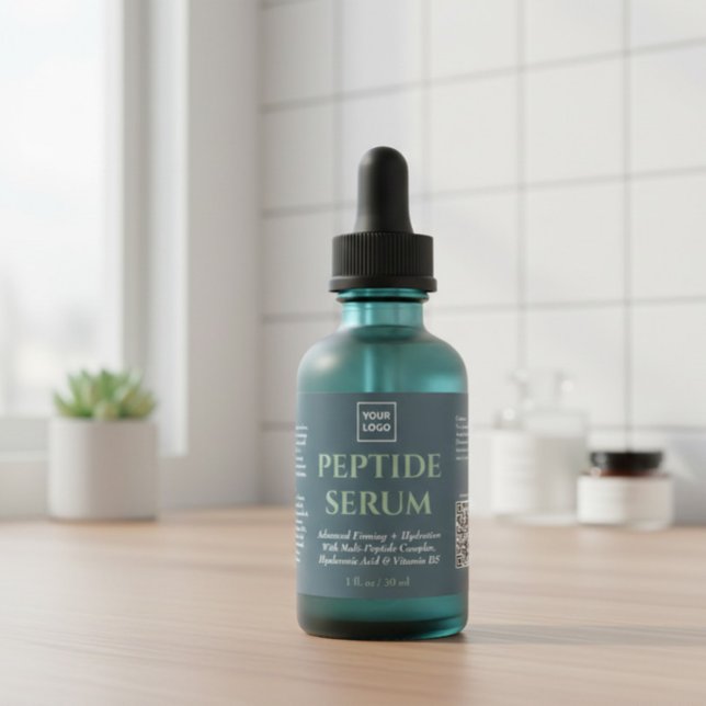 Benutzerdefiniertes Berufliches Peptid-Serum-Skinc Rechteckiger Aufkleber (Von Creator hochgeladen)