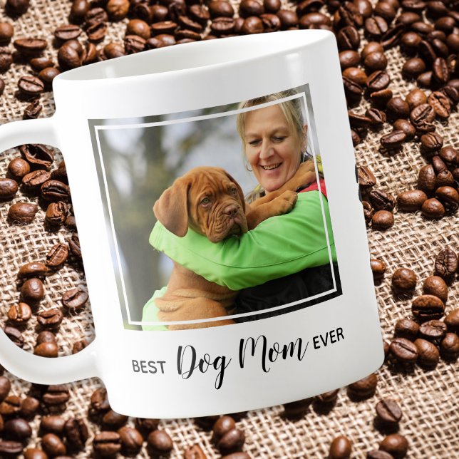 Benutzerdefiniertes Best Hund-Mama-Foto für jeden  Kaffeetasse (Von Creator hochgeladen)