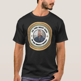 Benutzerdefiniertes Best Vater Pater Foto Personal T-Shirt