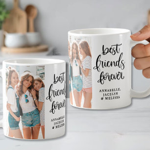 Benutzerdefiniertes Beste Freundinnen für immer BF Kaffeetasse