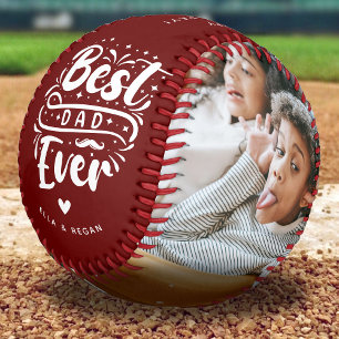 Benutzerdefiniertes 'Bester Vater Aller Zeiten 2' Baseball