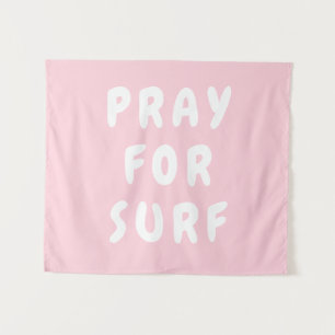 Benutzerdefiniertes Beten für Surfbanner Personali Wandteppich