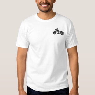 Benutzerdefiniertes Bikerdesign Besticktes T-Shirt