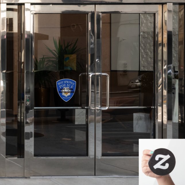 Benutzerdefiniertes Bild hinzufügen Fensteraufkleber (Büro Tür)