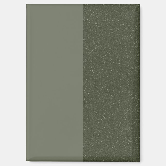 Benutzerdefiniertes Bild - Moss Green Noise Panel Magnet (Vorderseite)