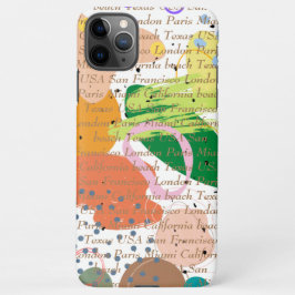 Benutzerdefiniertes Bild und Text modern abstrakt  iPhone 11Pro Max Hülle