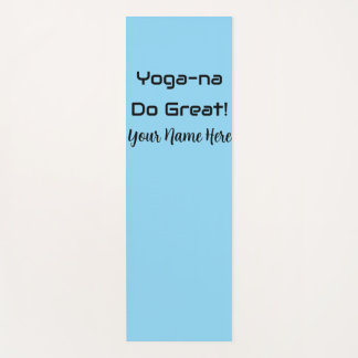 Benutzerdefiniertes Blau Yoga-na Do Great Inspirat Yogamatte