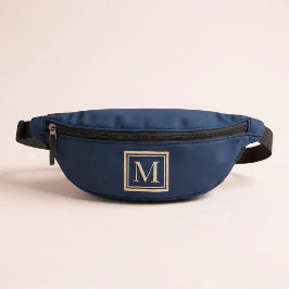 Benutzerdefiniertes blaues und vanille-farbenes ge bauchtasche