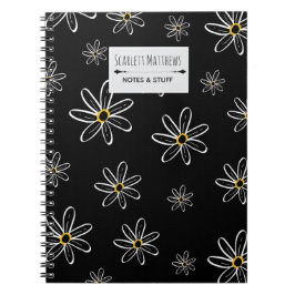 Benutzerdefiniertes Blumen-Notizbuch Notizblock