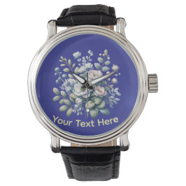 Benutzerdefiniertes Blumendesign  Armbanduhr