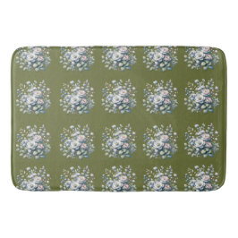 Benutzerdefiniertes Blumendesign  Badematte