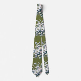 Benutzerdefiniertes Blumendesign  Krawatte