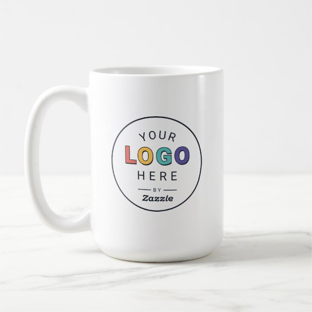 Benutzerdefiniertes Branding-Logo Geschäft Kaffeetasse (Links)