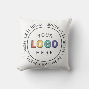 Benutzerdefiniertes Branding-Logo Geschäft  Kissen
