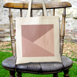 Benutzerdefiniertes Budget für Dusty Pink Tragetasche