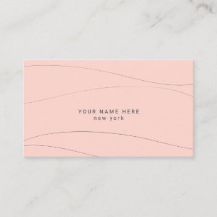 Benutzerdefiniertes Budget Moderne Abstrakt Wave B Begleitkarte