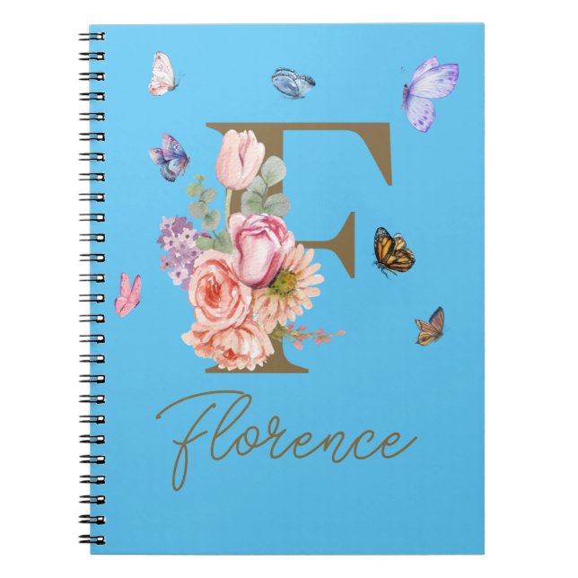 Benutzerdefiniertes Butterfly-ErstNotebook Notizblock (Vorderseite)