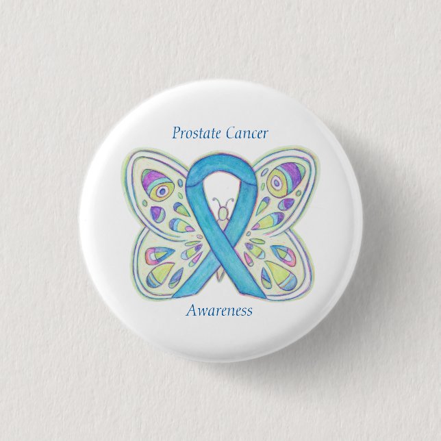 Benutzerdefiniertes Button für das blaue Bewusstse (Vorderseite)