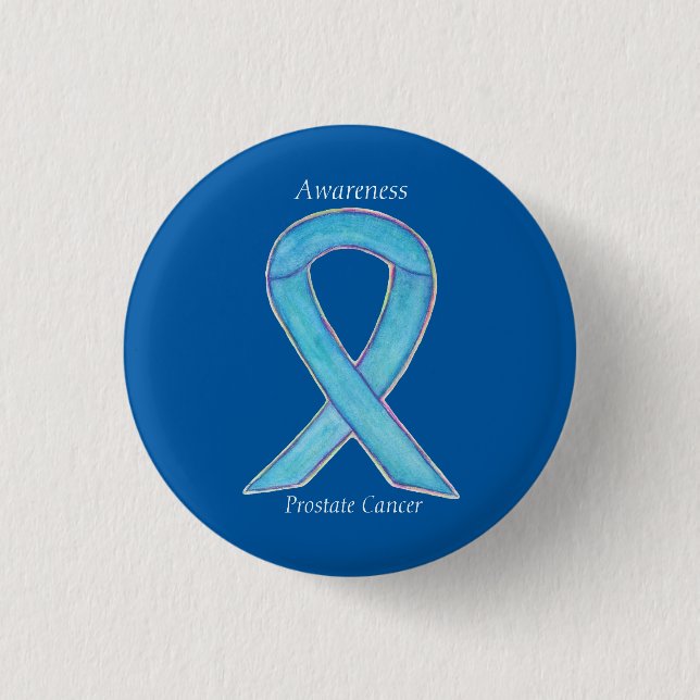 Benutzerdefiniertes Button für das blaue Bewusstse (Vorderseite)