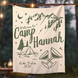 Benutzerdefiniertes Camp Junggesellinnenabschied-B Wandteppich