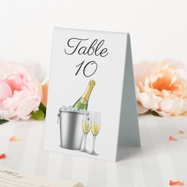 Benutzerdefiniertes Celebration Table Zelt Sign Tischaufsteller (In Situ (Hochzeit))