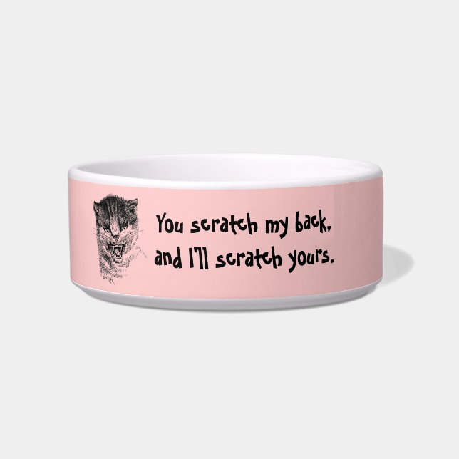 Benutzerdefiniertes Chat-Sprichwort Hinzufügen Ihr Napf (Vorderseite)