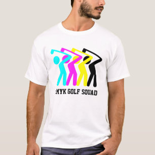 Benutzerdefiniertes CMYK GOLF T-Shirt