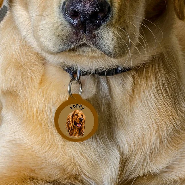 Benutzerdefiniertes Cocker Spaniel-Foto | Personal Haustiermarke (Von Creator hochgeladen)