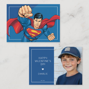 Benutzerdefiniertes Comic-Style Superman-Foto zum  Mitteilungskarte