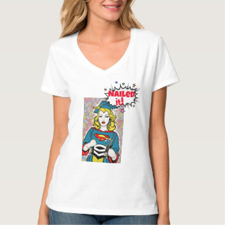 Benutzerdefiniertes Comic Thema T-Shirt, Abschluss T-Shirt
