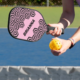Benutzerdefiniertes cooles Sechseck-Polygon-Kunsts Pickleball Schläger