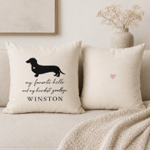 Benutzerdefiniertes Dachshund-Gedenkstück | Andenk
