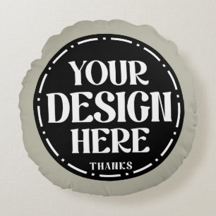 Benutzerdefiniertes Dankeschön-Geschenk-Design für Rundes Kissen