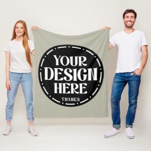 Benutzerdefiniertes Dankeschön-Geschenkdesign für  Fleecedecke