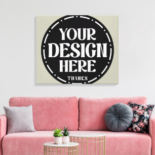 Benutzerdefiniertes Dankeschön-Geschenkdesign für Leinwanddruck