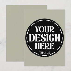 Benutzerdefiniertes Dankeschön-Geschenkdesign für Mitteilungskarte