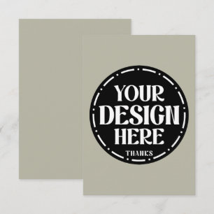 Benutzerdefiniertes Dankeschön-Geschenkdesign für Mitteilungskarte
