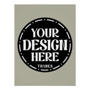 Benutzerdefiniertes Dankeschön-Geschenkdesign für Poster