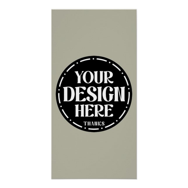 Benutzerdefiniertes Dankeschön-Geschenkdesign für  Poster (Vorderseite)