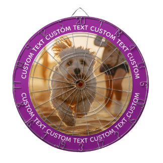 Benutzerdefiniertes Dartboard mit Foto & Text - LI Dartscheibe