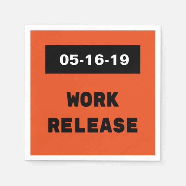 Benutzerdefiniertes Datum für die Ausgabe von Arbe Serviette (Vorderseite)